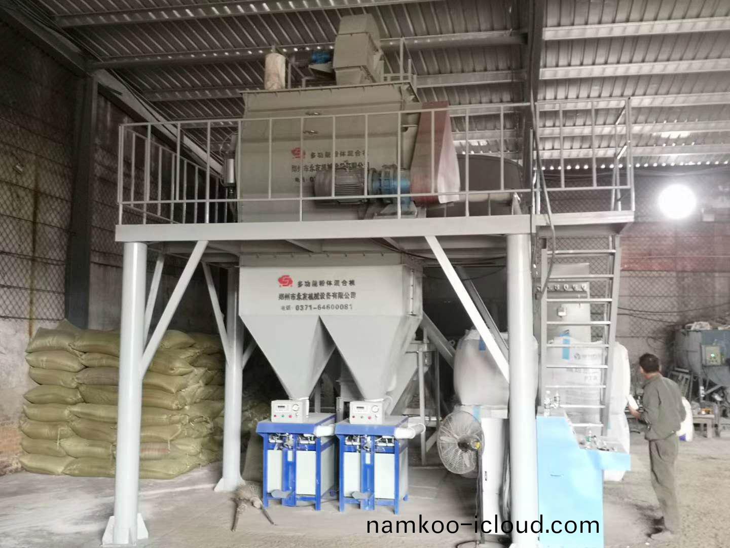 基本型(xing)膩子粉生産線